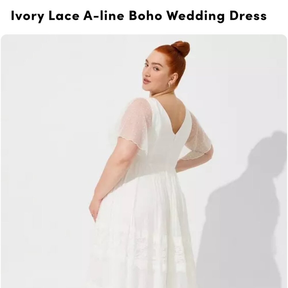 BRAND NEW TORRID WEDDING DRESS